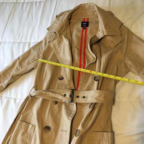 Women’s Gap Trench Coat with hood size M - Picture 10 of 13